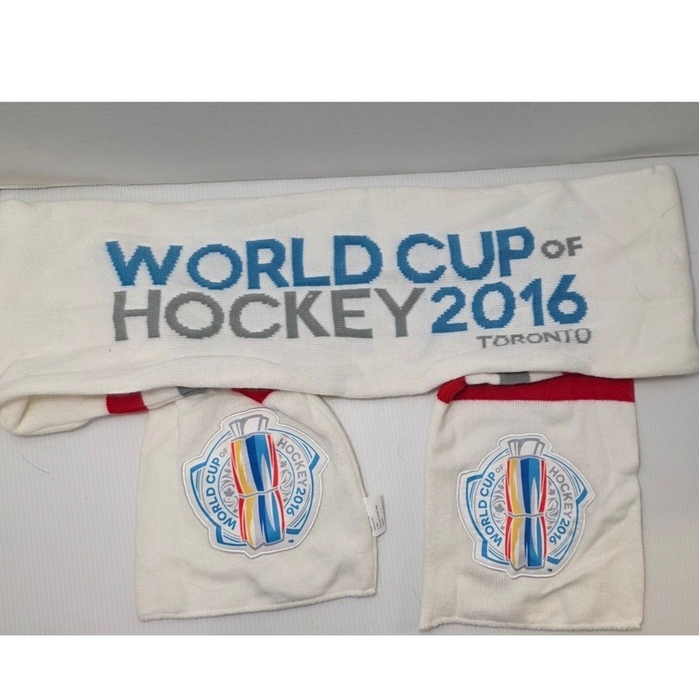 2016 World Cup‎ of Hockey Toronto Knit Scarf Scotiabank NHL Fan Gear